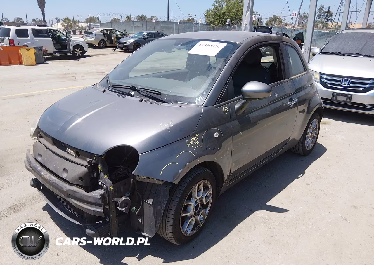 2012 Fiat 500 Pop VIN:3C3CFFAR0CT124499 - 2