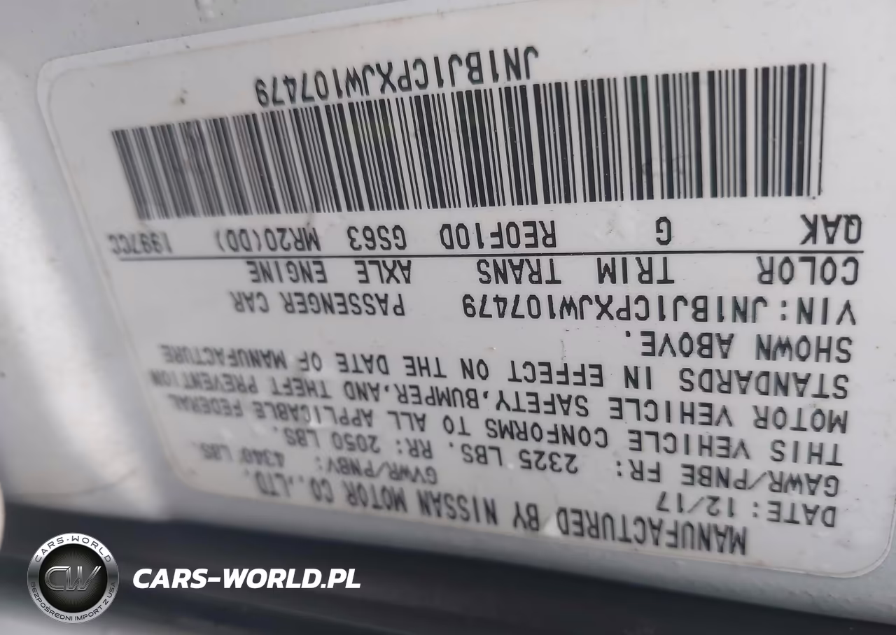 2018 Nissan Rogue Sport S VIN:JN1BJ1CPXJW107479 - 9