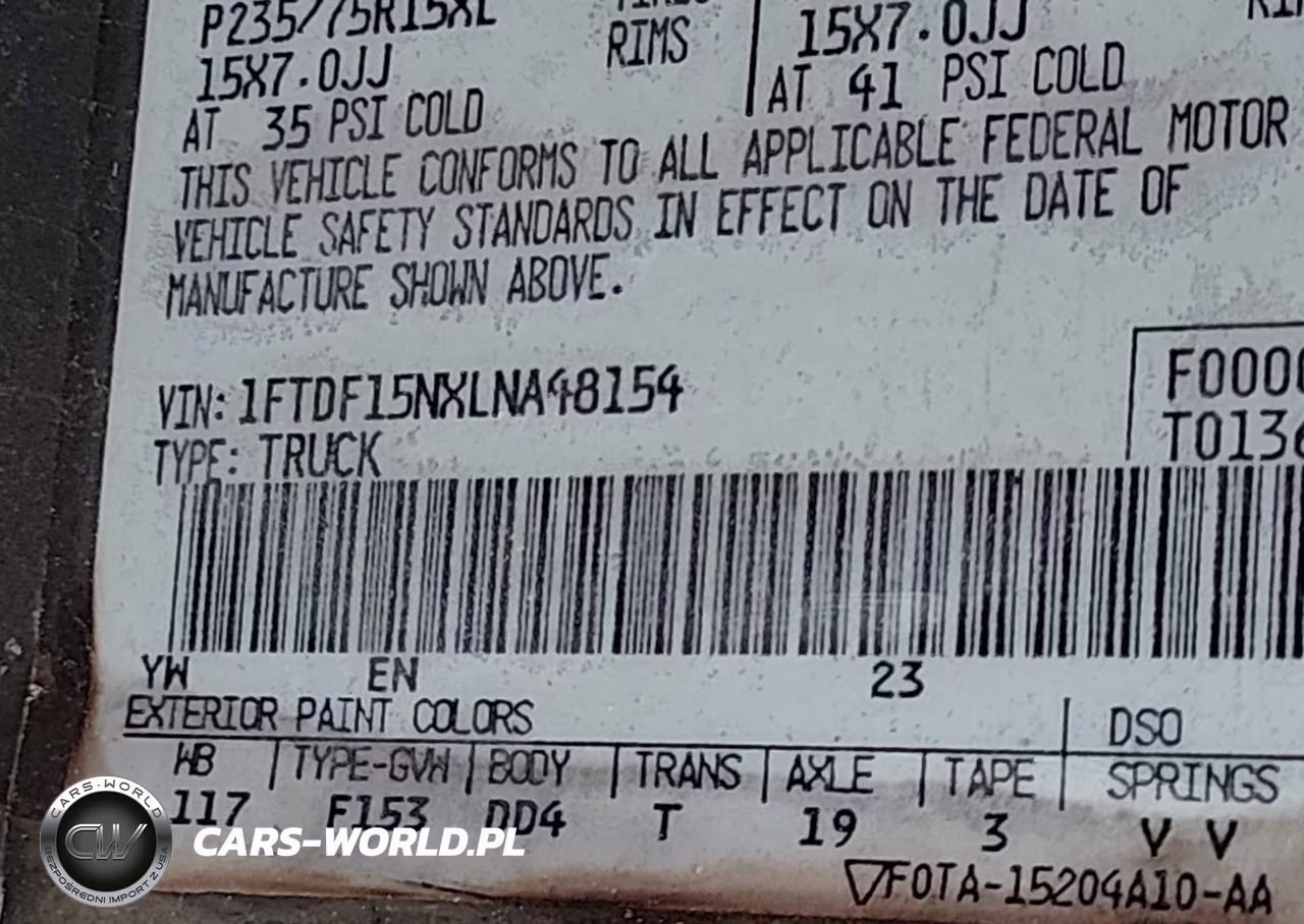 1990 Ford F150 VIN:1FTDF15NXLNA48154 - 9
