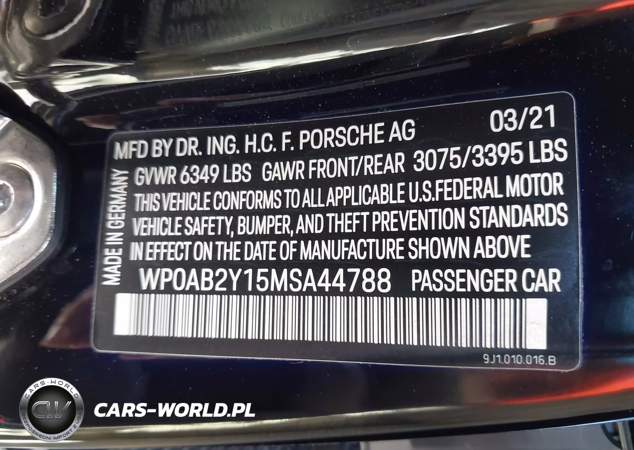 2021 Porsche Taycan 4S VIN:WP0AB2Y15MSA44788 - 9