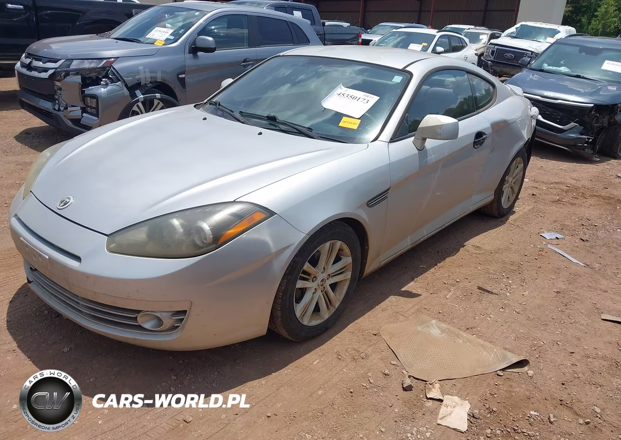 2008 Hyundai Tiburon Gs VIN:KMHHM66D28U266849 - 2