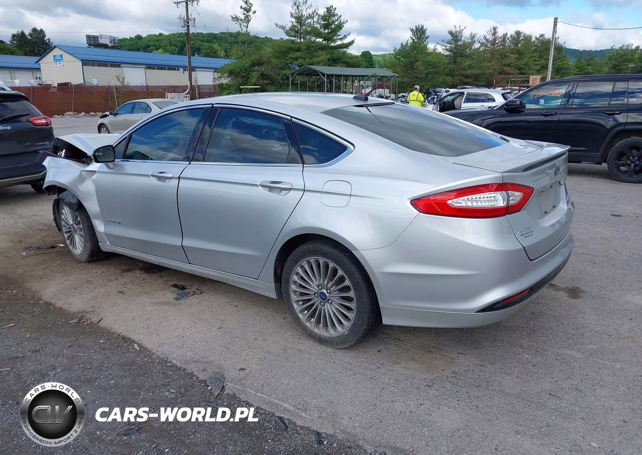 2013 Ford Fusion Hybrid Titanium VIN:3FA6P0RU0DR289498 - 3