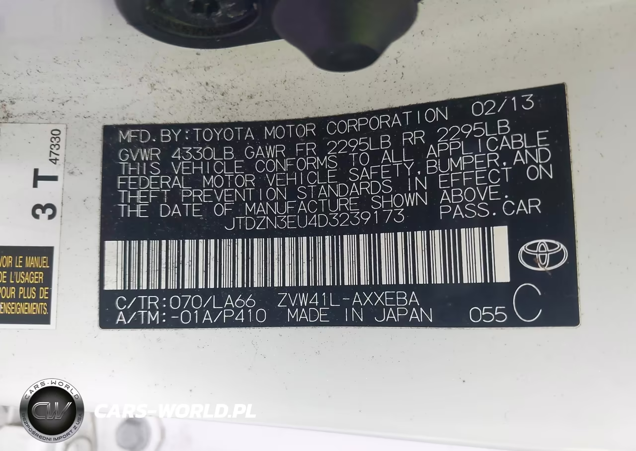 2013 Toyota Prius V Five VIN:JTDZN3EU4D3239173 - 9