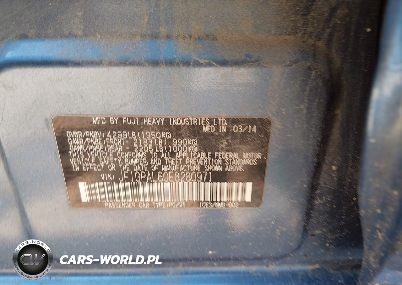 2014 Subaru Impreza 2.0I Sport Premium VIN:JF1GPAL60E8280971 - 9