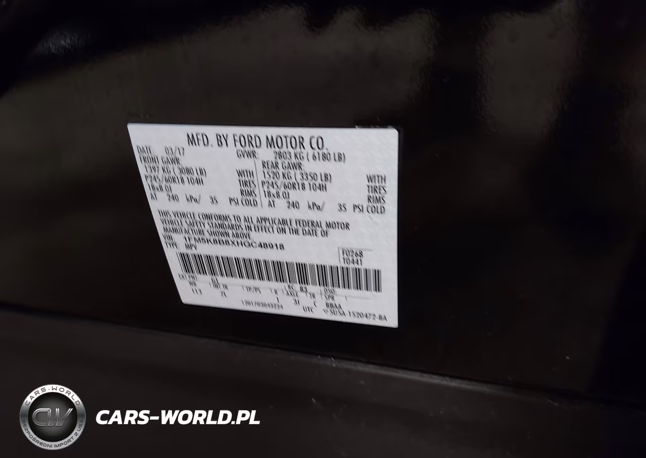 2017 Ford Explorer VIN:1FM5K8B8XHGC48918 - 9