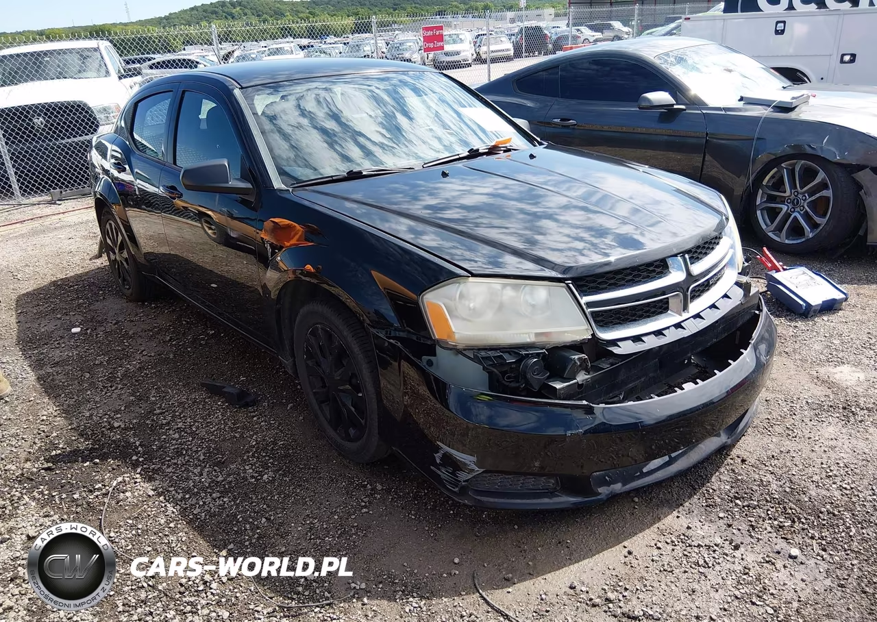 2014 Dodge Avenger Se VIN:1C3CDZAG1EN226032 - 1