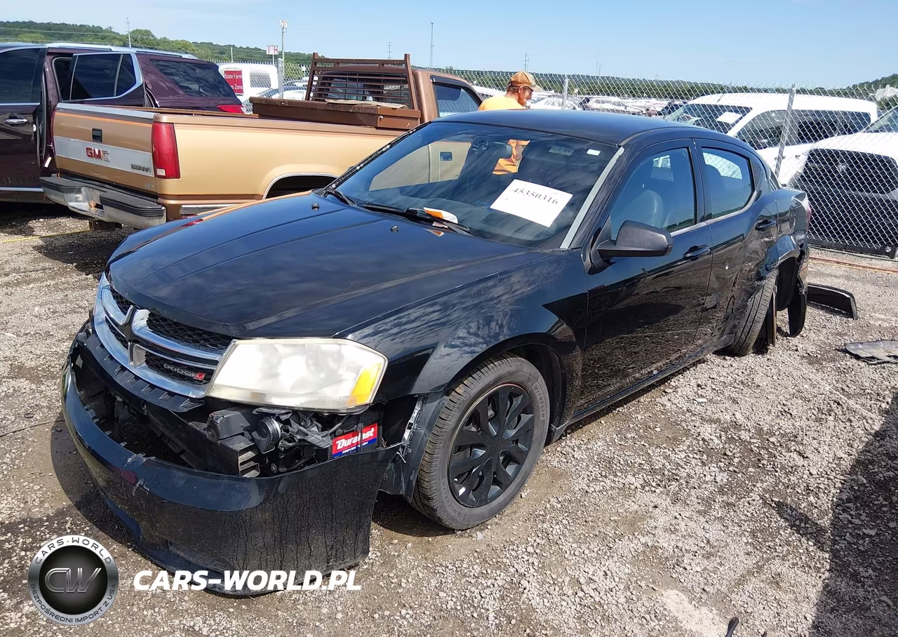 2014 Dodge Avenger Se VIN:1C3CDZAG1EN226032 - 2