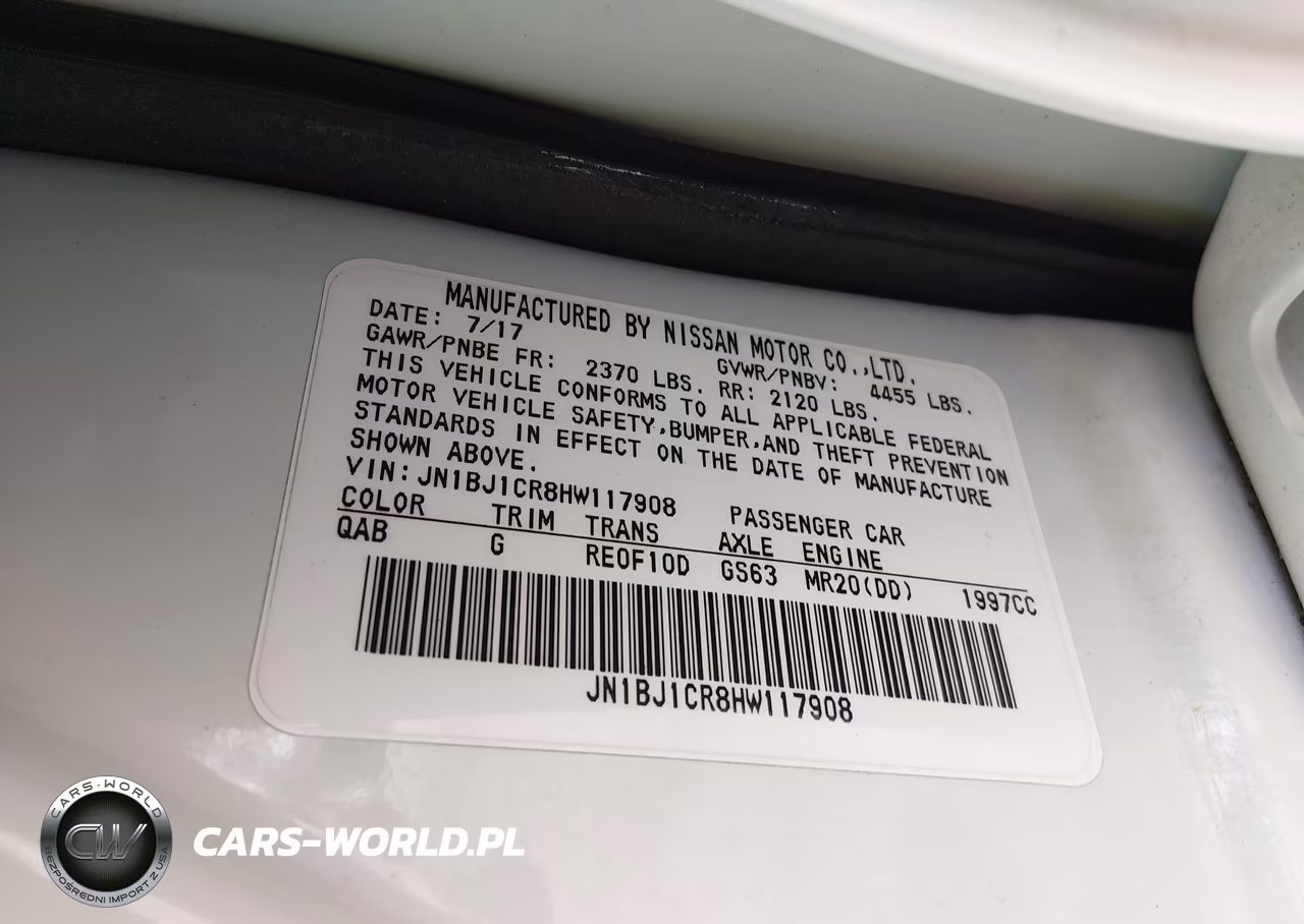 2017 Nissan Rogue Sport Sv VIN:JN1BJ1CR8HW117908 - 9