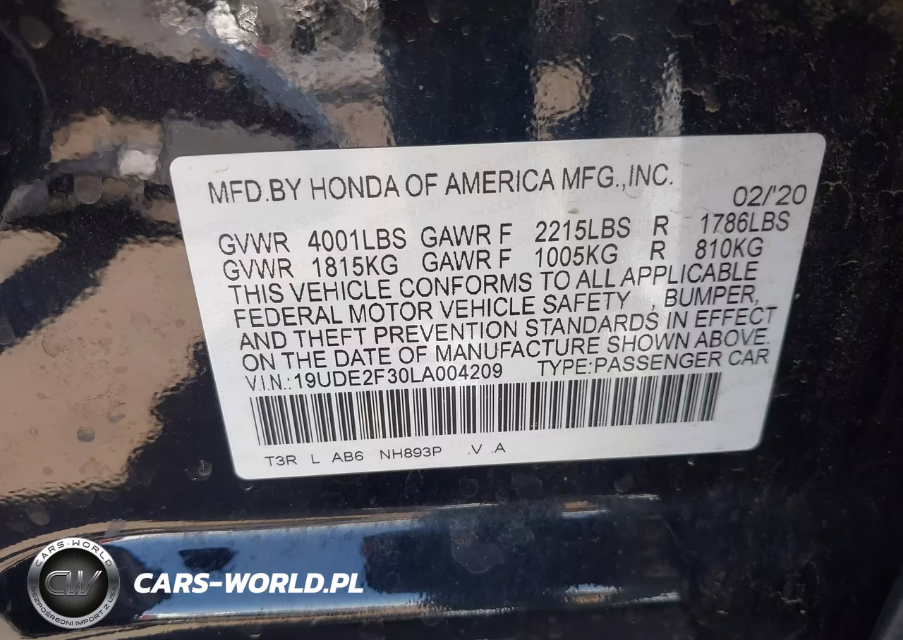 2020 Acura Ilx Standard VIN:19UDE2F30LA004209 - 9
