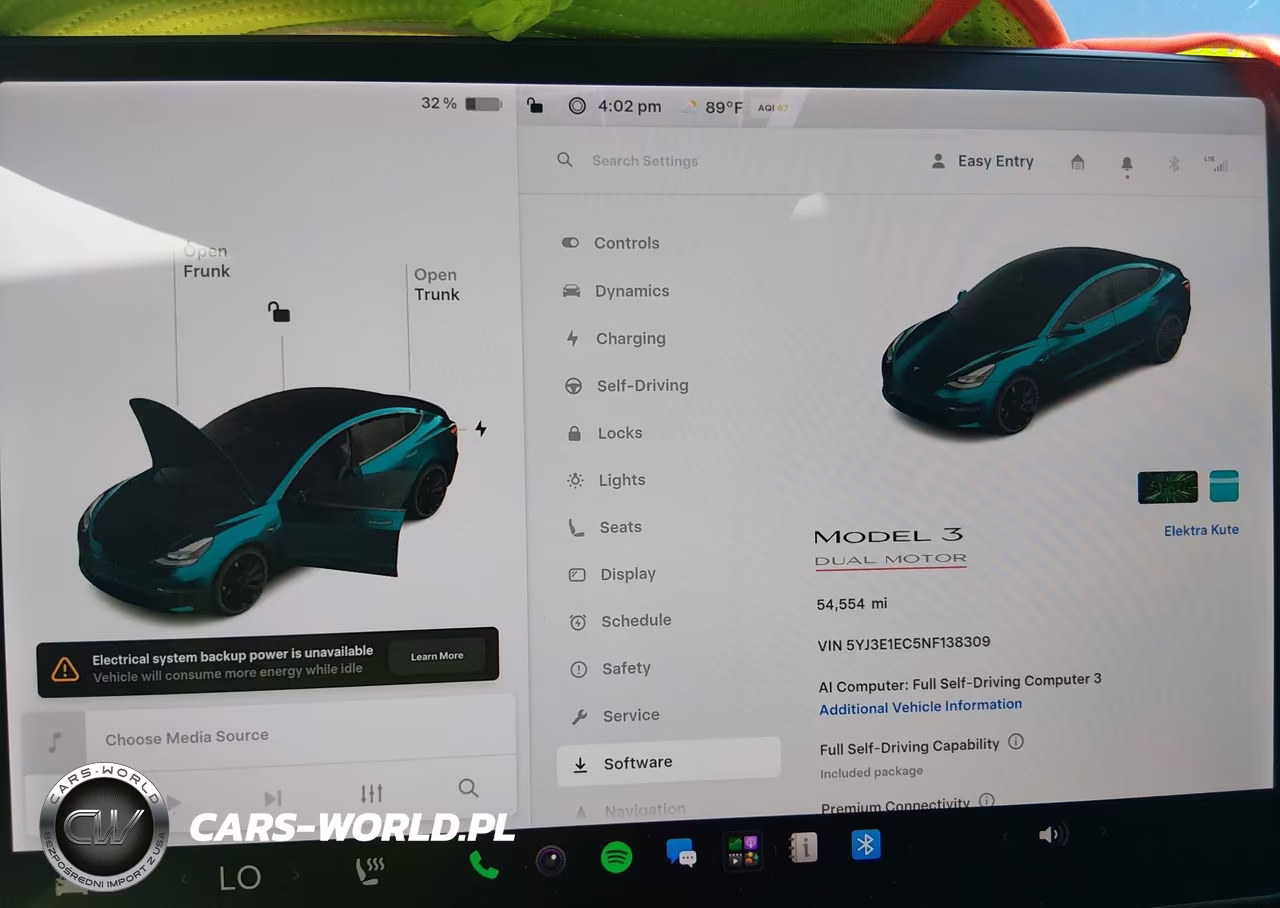 2022 Tesla Model 3 Performance Dual Motor All-Wheel Drive VIN:5YJ3E1EC5NF138309 - 7