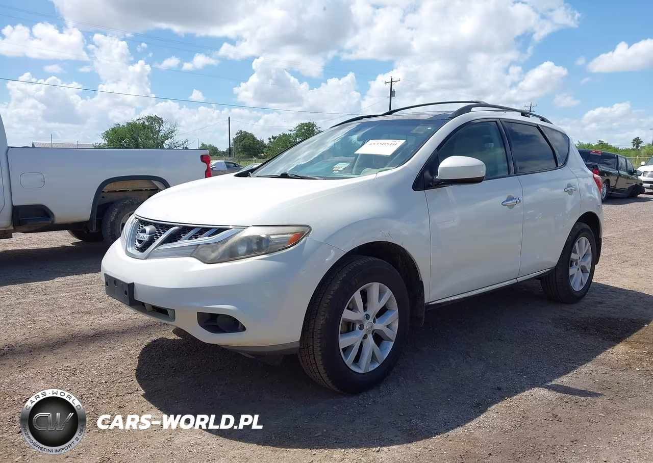 2012 Nissan Murano Sv VIN:JN8AZ1MU5CW107094 - 2