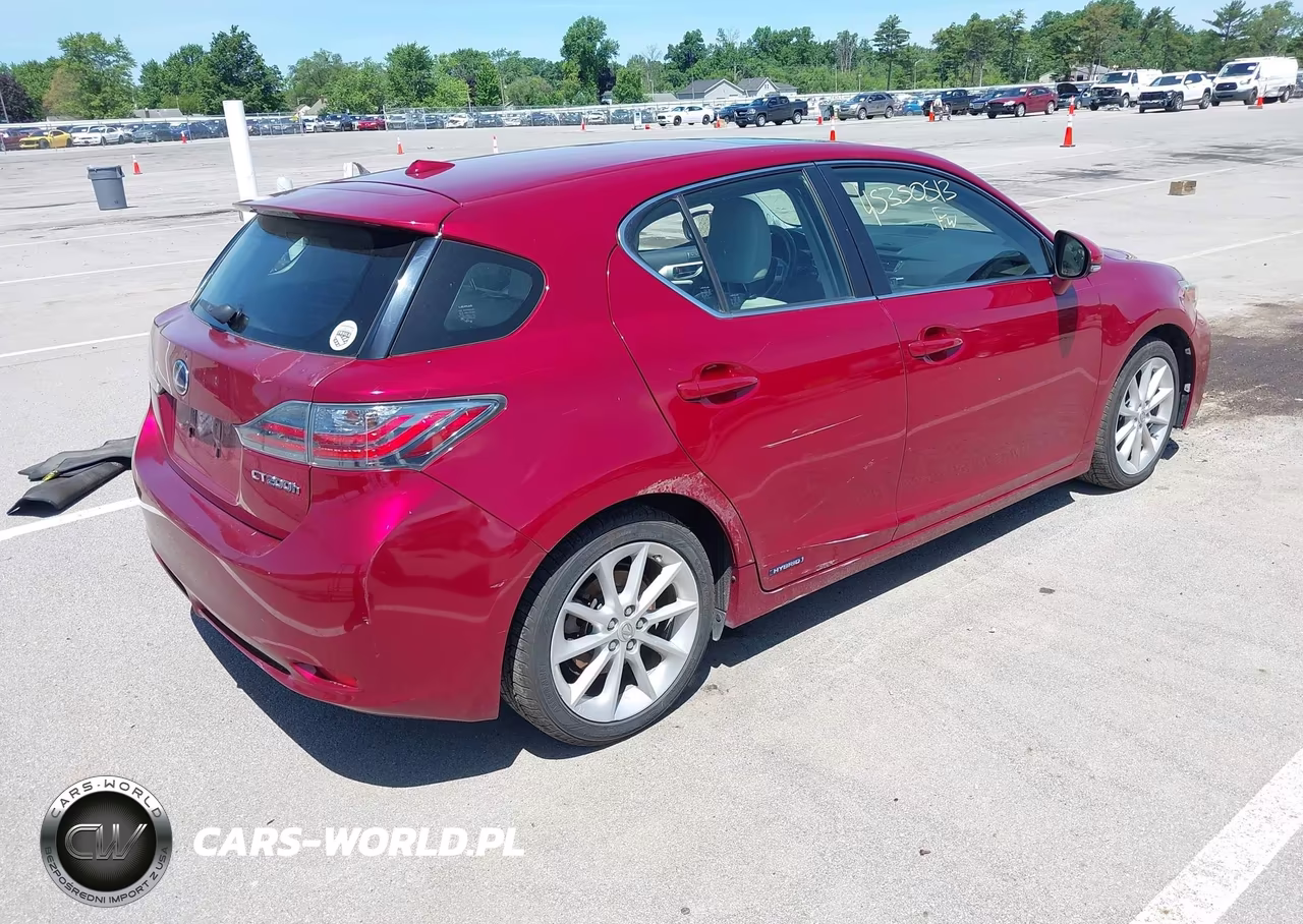 2012 Lexus Ct 200H Premium VIN:JTHKD5BH1C2078663 - 4