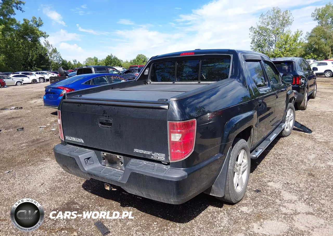 2011 Honda Ridgeline Rtl VIN:5FPYK1F5XBB453138 - 4