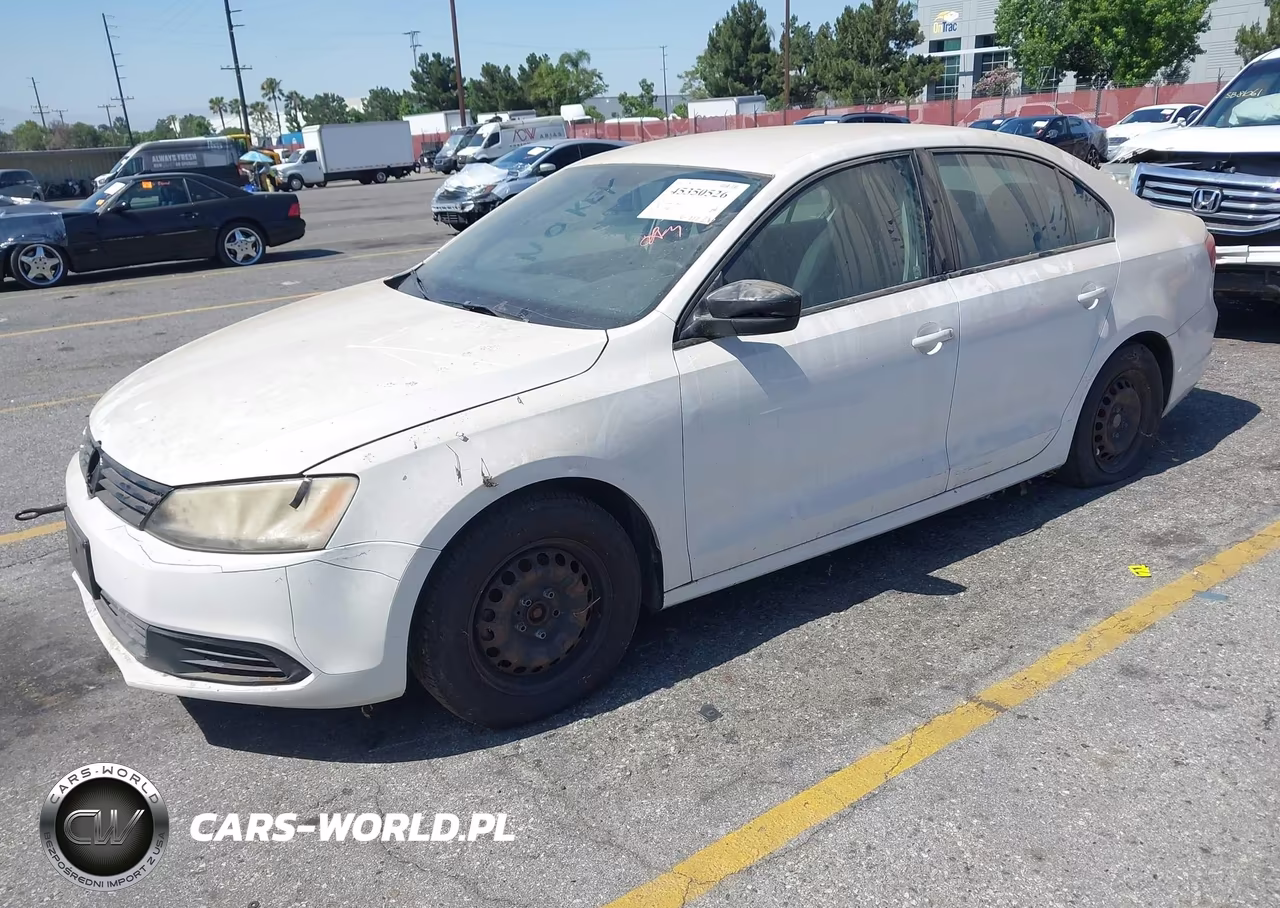 2014 Volkswagen Jetta 2.0L S VIN:3VW2K7AJ9EM383568 - 2