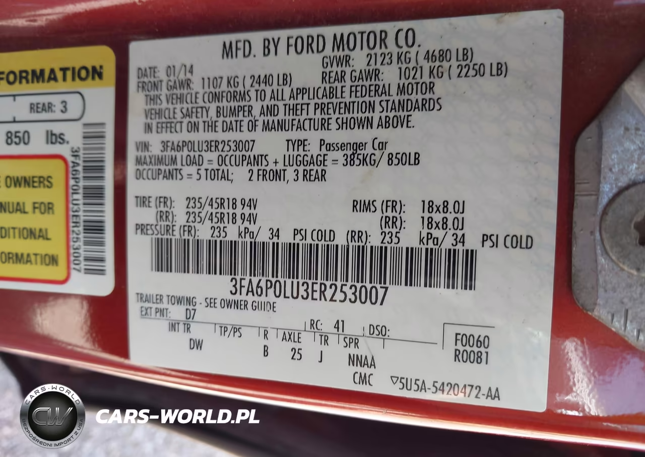 2014 Ford Fusion Hybrid Se VIN:3FA6P0LU3ER253007 - 9