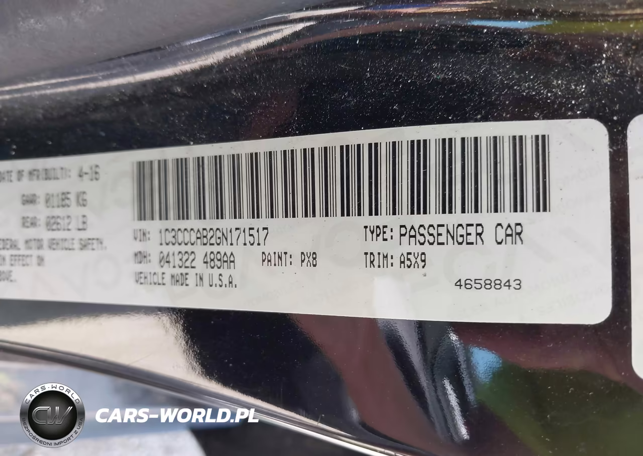 2016 Chrysler 200 Limited VIN:1C3CCCAB2GN171517 - 9