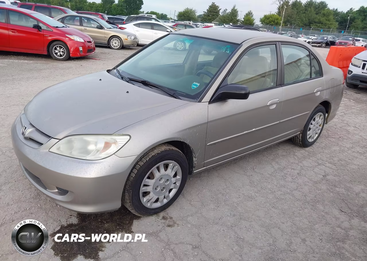 2005 Honda Civic Lx VIN:2HGES16585H550558 - 2