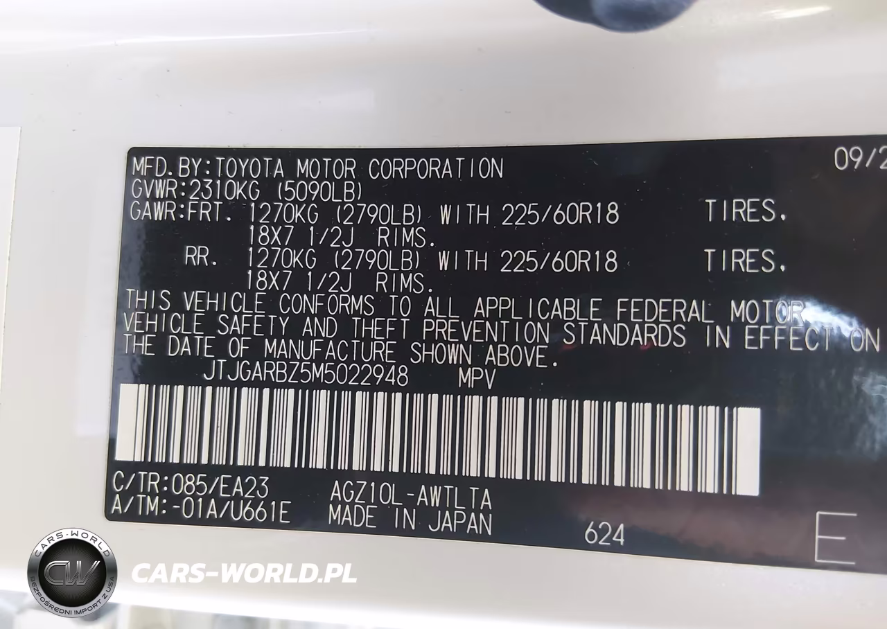 2021 Lexus Nx 300 VIN:JTJGARBZ5M5022948 - 9