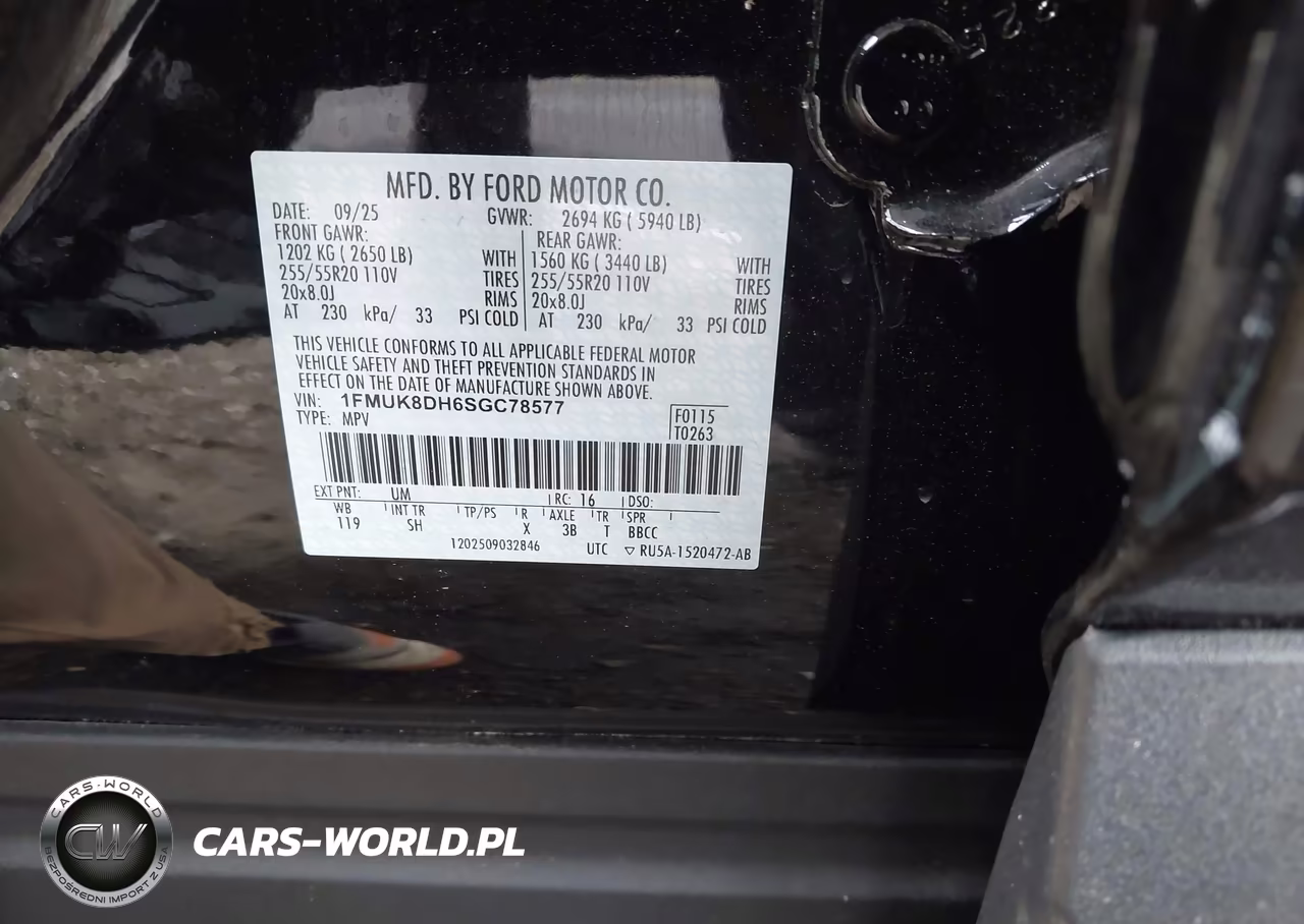 2025 Ford Explorer Active VIN:1FMUK8DH6SGC78577 - 9