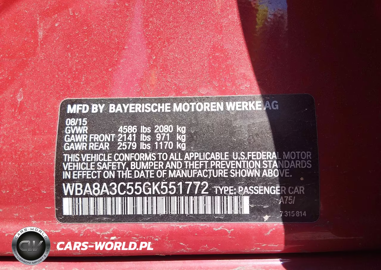 2016 BMW 320I xDrive VIN:WBA8A3C55GK551772 - 9