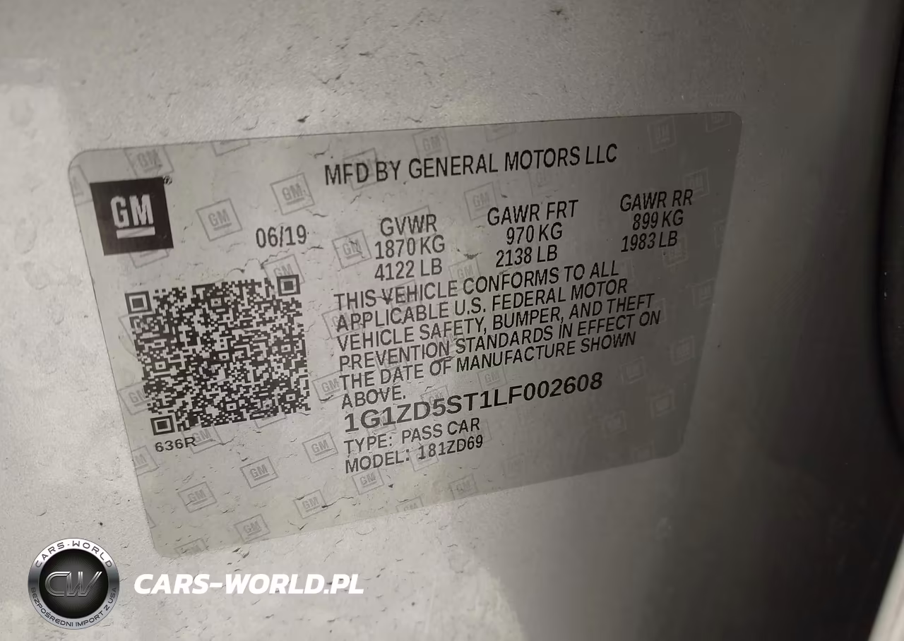 2020 Chevrolet Malibu Fwd Lt VIN:1G1ZD5ST1LF002608 - 9
