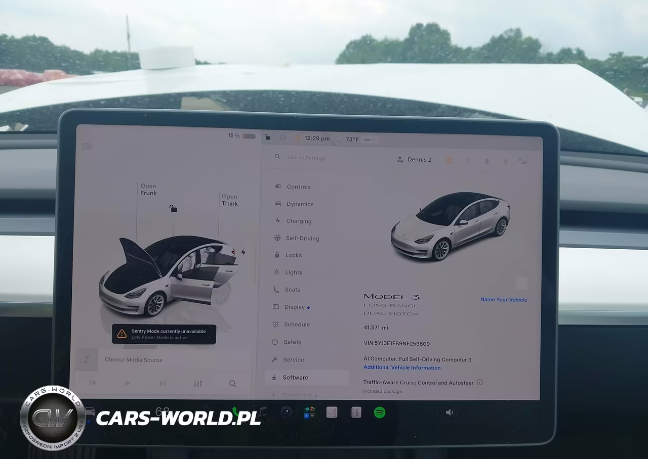 2022 Tesla Model 3 Long Range Dual Motor All-Wheel Drive VIN:5YJ3E1EB9NF253809 - 18