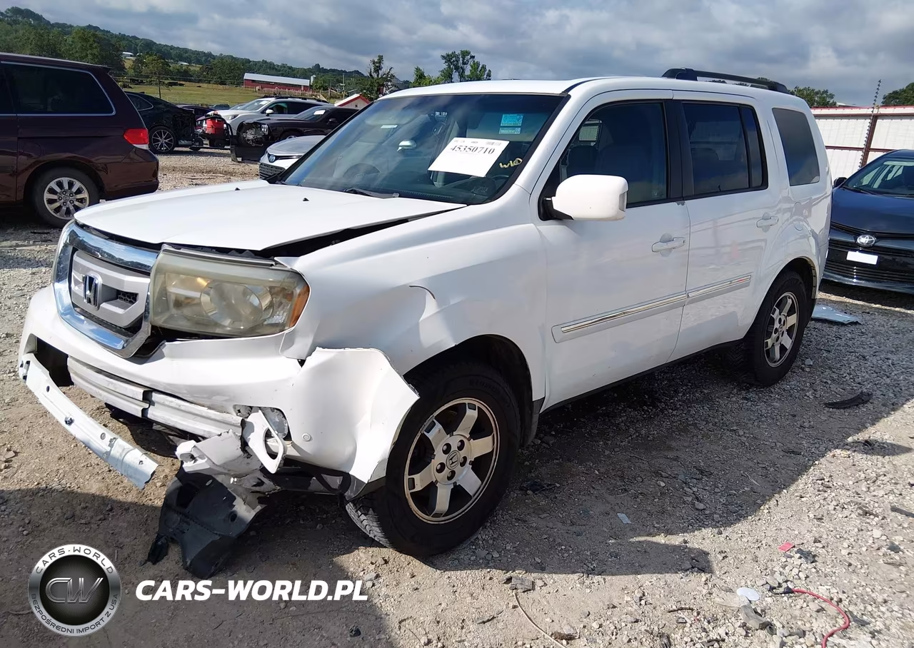 2010 Honda Pilot Touring VIN:5FNYF3H8XAB016626 - 2