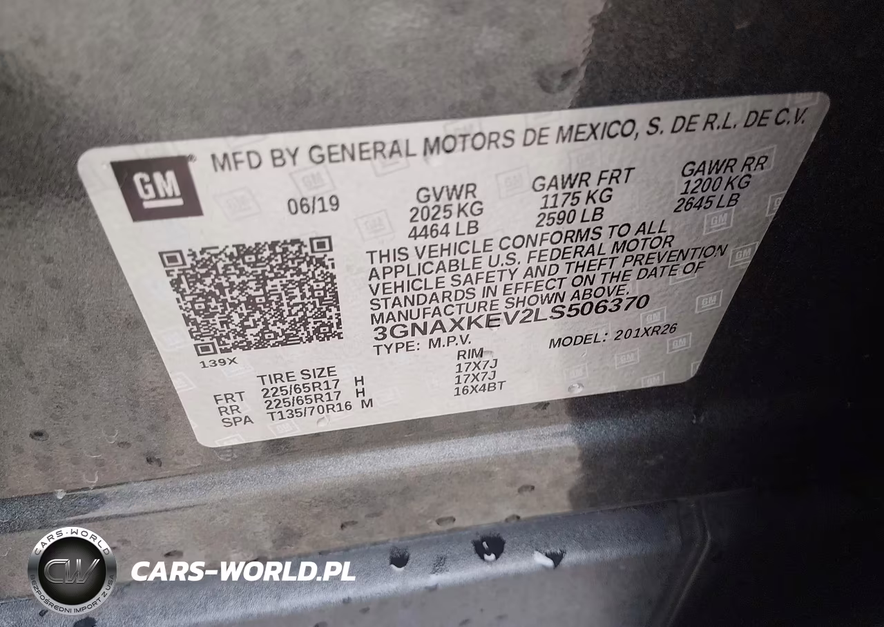 2020 Chevrolet Equinox Fwd Lt 1.5L Turbo VIN:3GNAXKEV2LS506370 - 9
