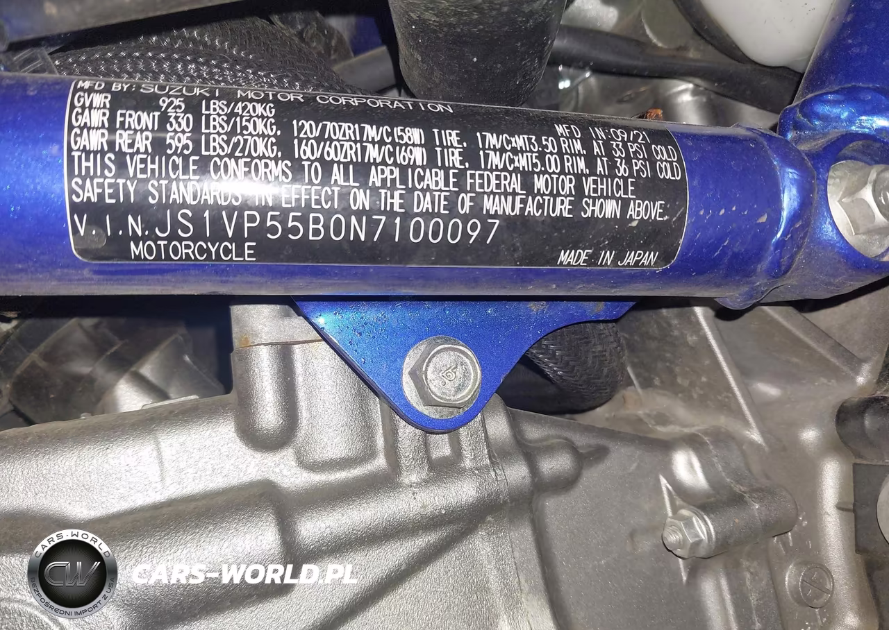 2022 Suzuki Sv650 A-X VIN:JS1VP55B0N7100097 - 10