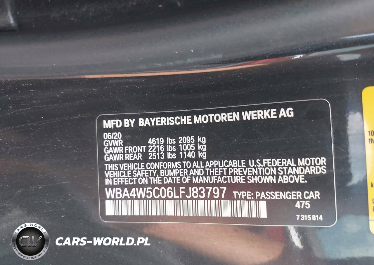 2020 BMW 430I xDrive VIN:WBA4W5C06LFJ83797 - 9