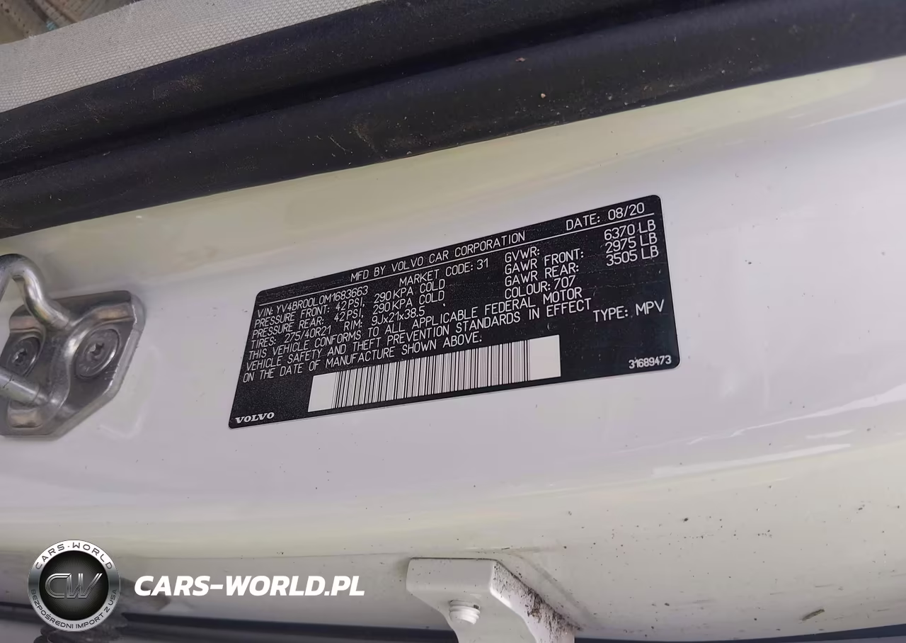 2021 Volvo Xc90 Recharge Plug-In Hybrid T8 Inscription 6 Passenger VIN:YV4BR00L0M1683663 - 9