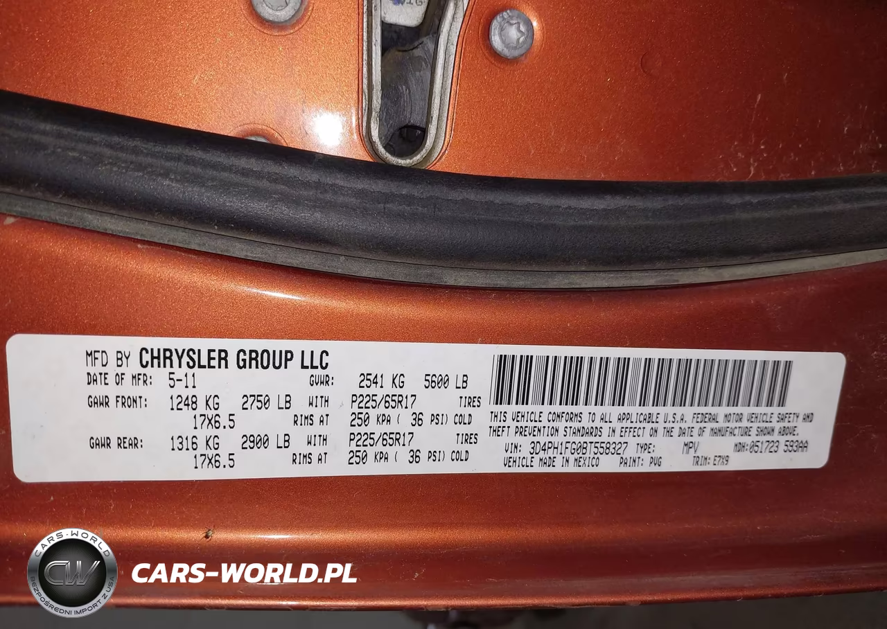 2011 Dodge Journey Mainstreet VIN:3D4PH1FGOBT558327 - 9