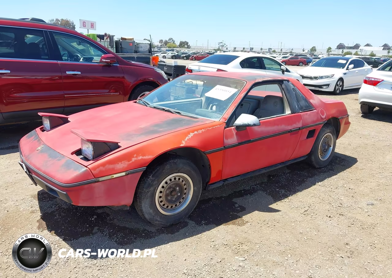 1985 Pontiac Fiero Sport VIN:1G2PM37R9FP209427 - 2