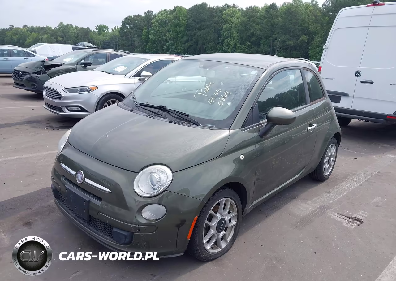 2013 Fiat 500 Pop VIN:3C3CFFARXDT570578 - 2