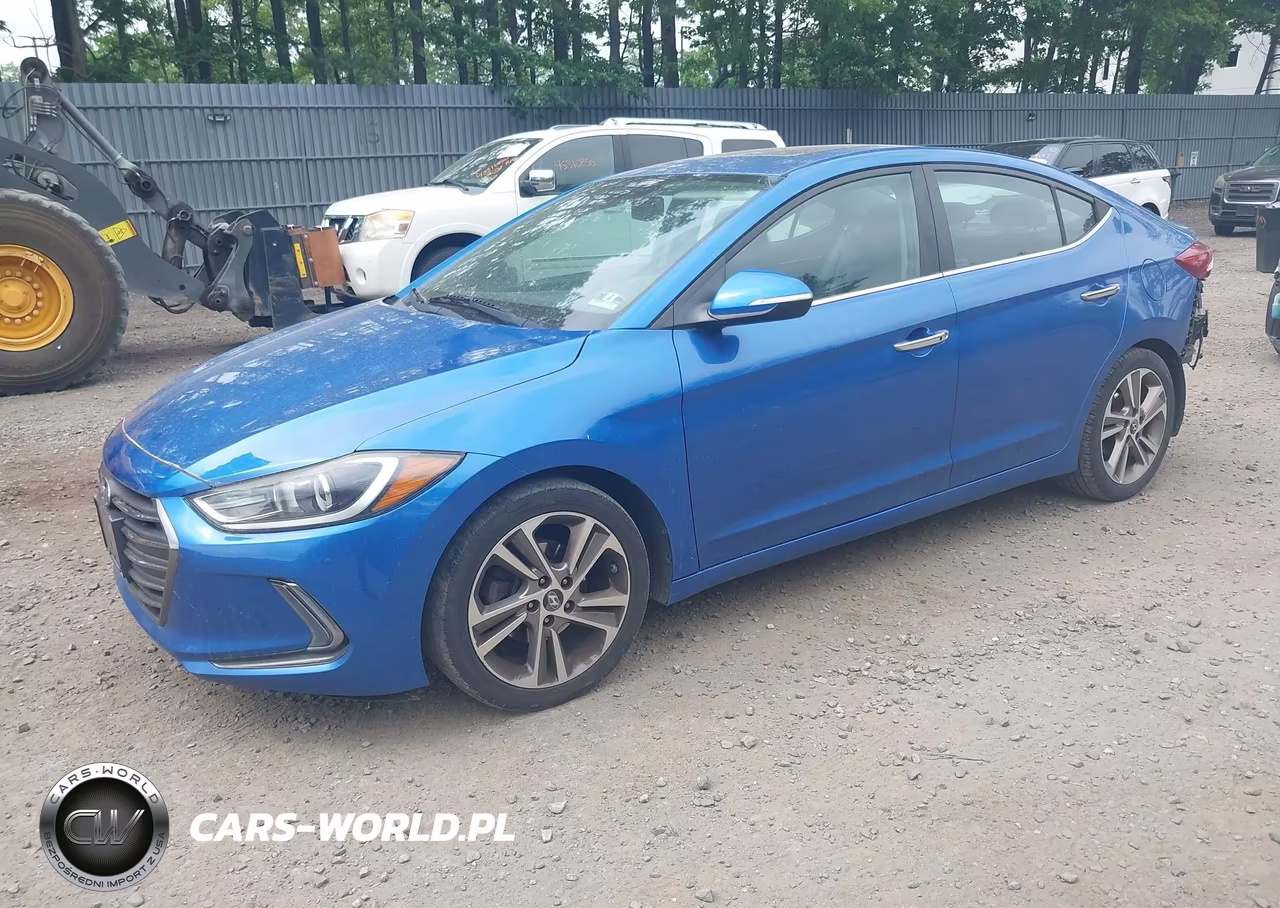 2017 Hyundai Elantra Limited VIN:5NPD84LF8HH120287 - 2