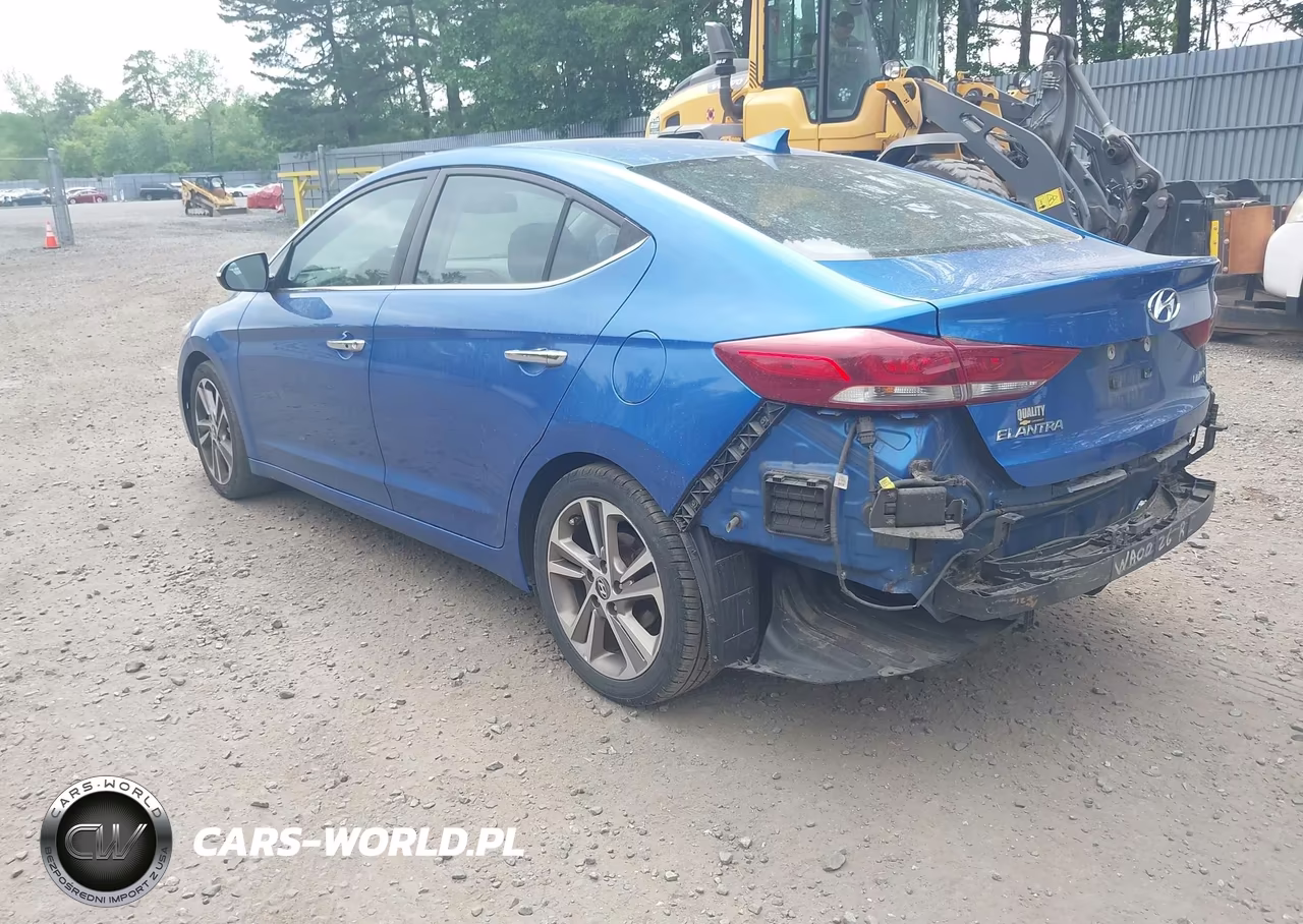 2017 Hyundai Elantra Limited VIN:5NPD84LF8HH120287 - 3