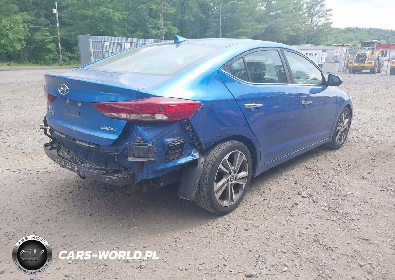 2017 Hyundai Elantra Limited VIN:5NPD84LF8HH120287 - 4