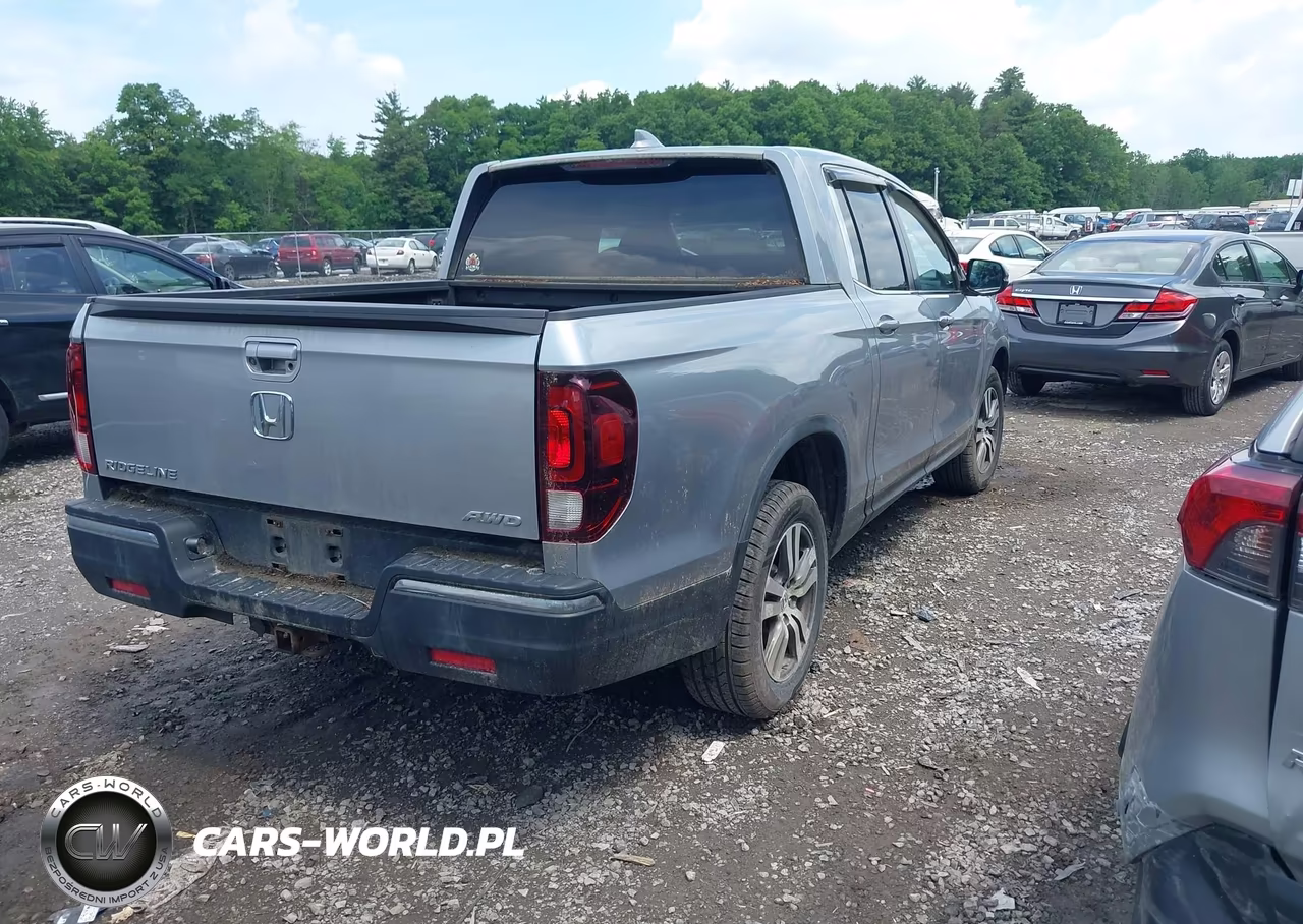 2017 Honda Ridgeline Rts VIN:5FPYK3F45HB016739 - 4