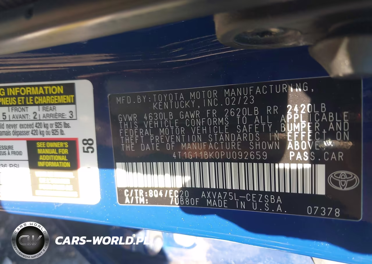 2023 Toyota Camry Se Nightshade Edition Awd VIN:4T1G11BK0PU092659 - 9