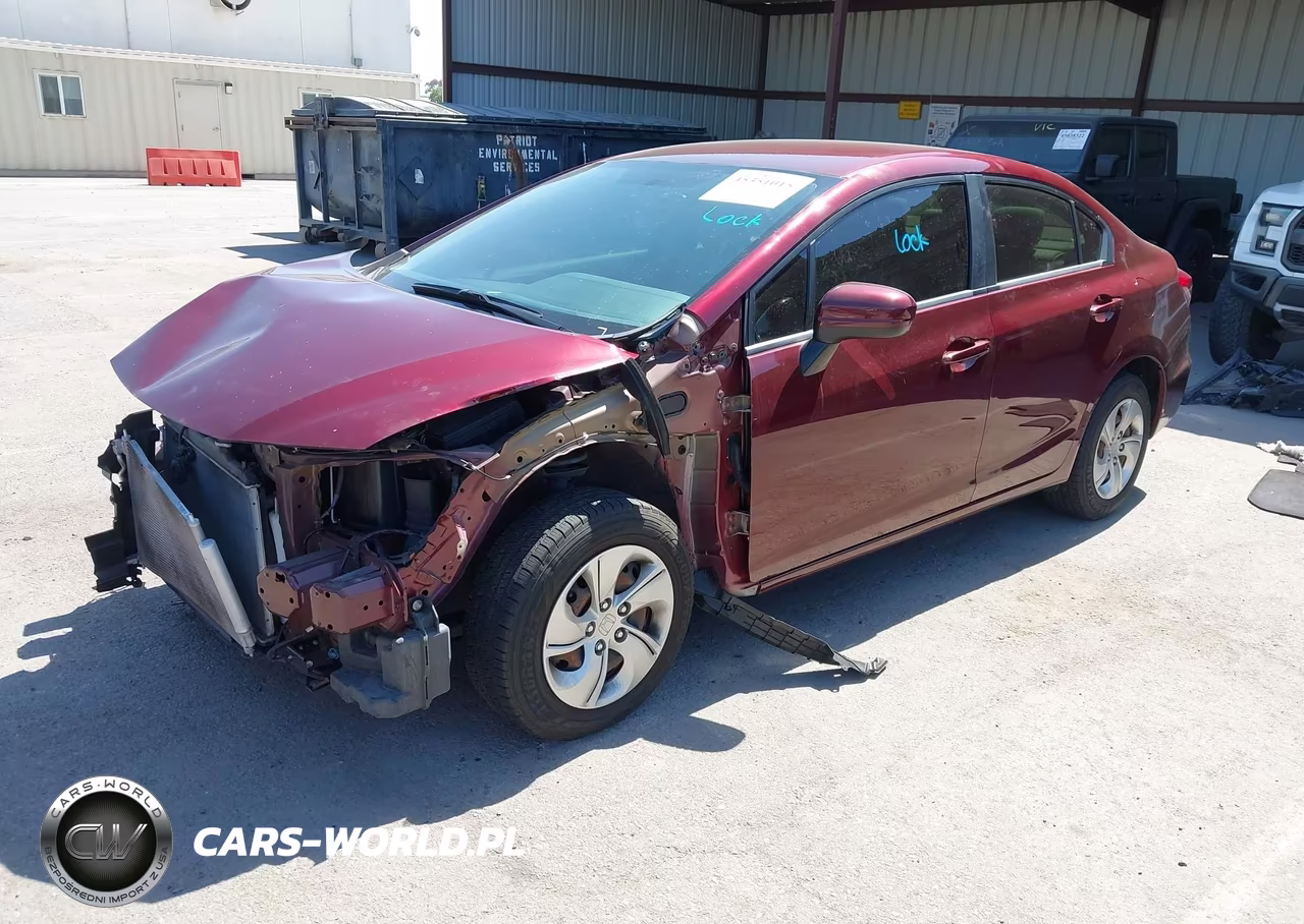 2015 Honda Civic Lx VIN:2HGFB2F52FH548753 - 2