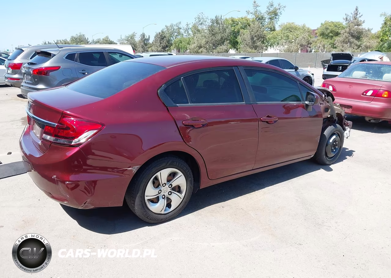 2015 Honda Civic Lx VIN:2HGFB2F52FH548753 - 4