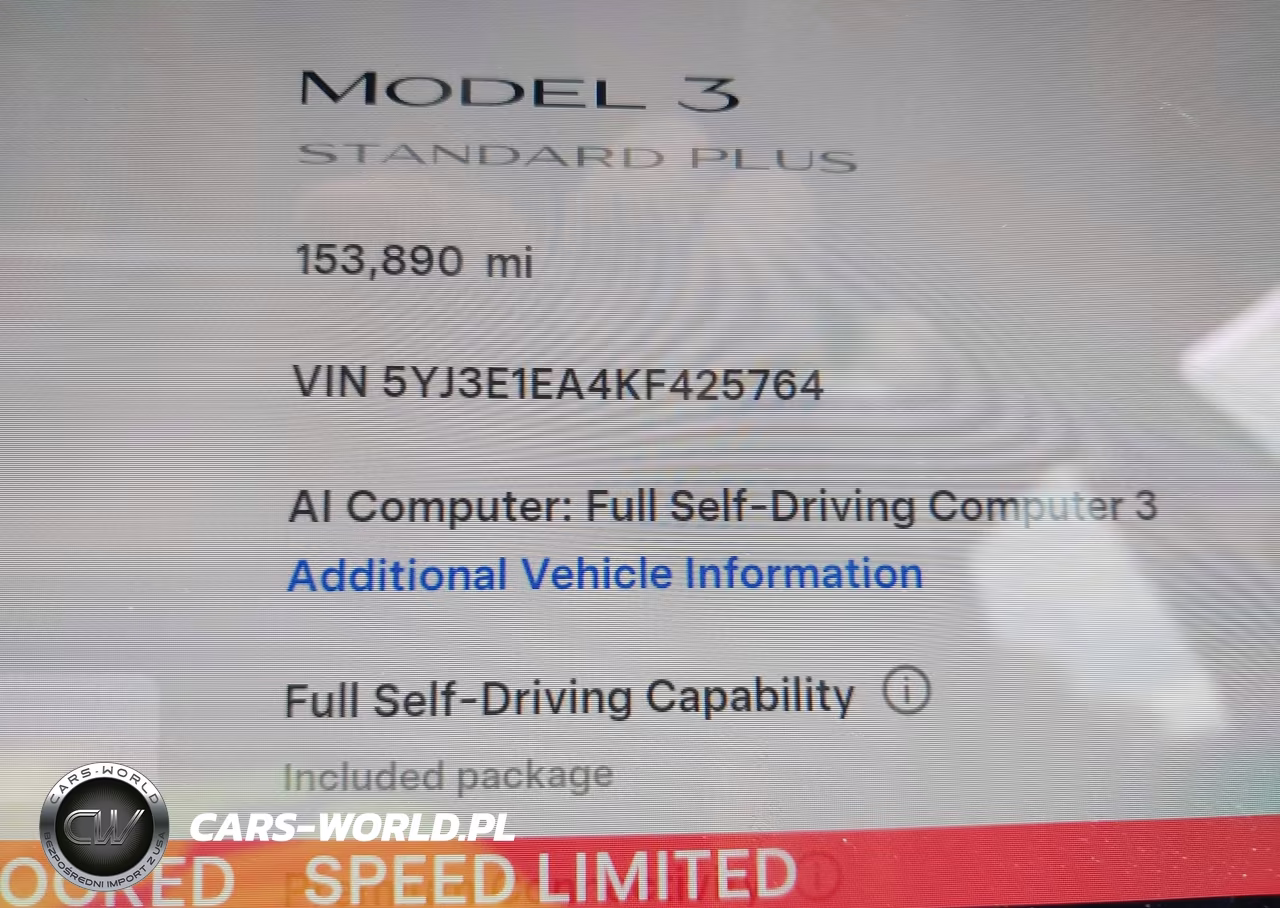 2019 Tesla Model 3 Long Range-Mid Range-Standard Range-Standard Range Plus VIN:5YJ3E1EA4KF425764 - 15