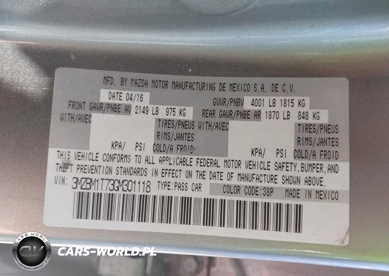 2016 Mazda Mazda3 I Sport VIN:3MZBM1T73GM301118 - 9