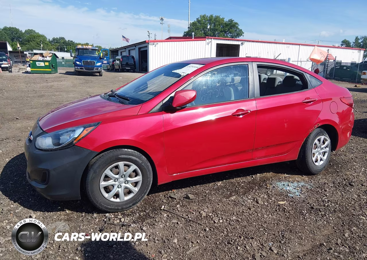 2013 Hyundai Accent Gls VIN:KMHCT4AE0DU518156 - 14