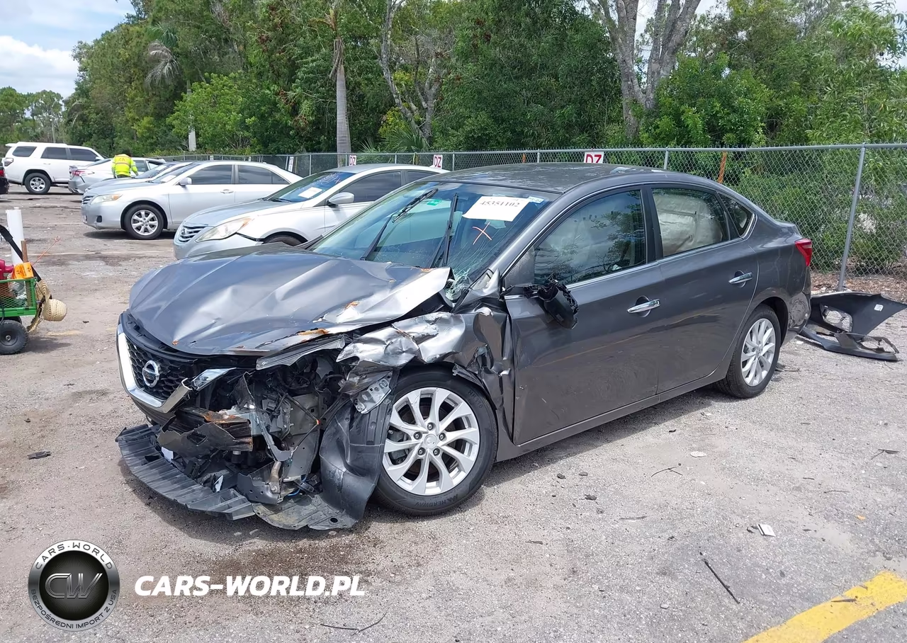 2018 Nissan Sentra Sv VIN:3N1AB7AP3JL617323 - 2