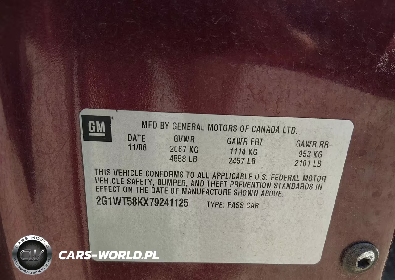 2007 Chevrolet Impala Lt VIN:2G1WT58KX79241125 - 9