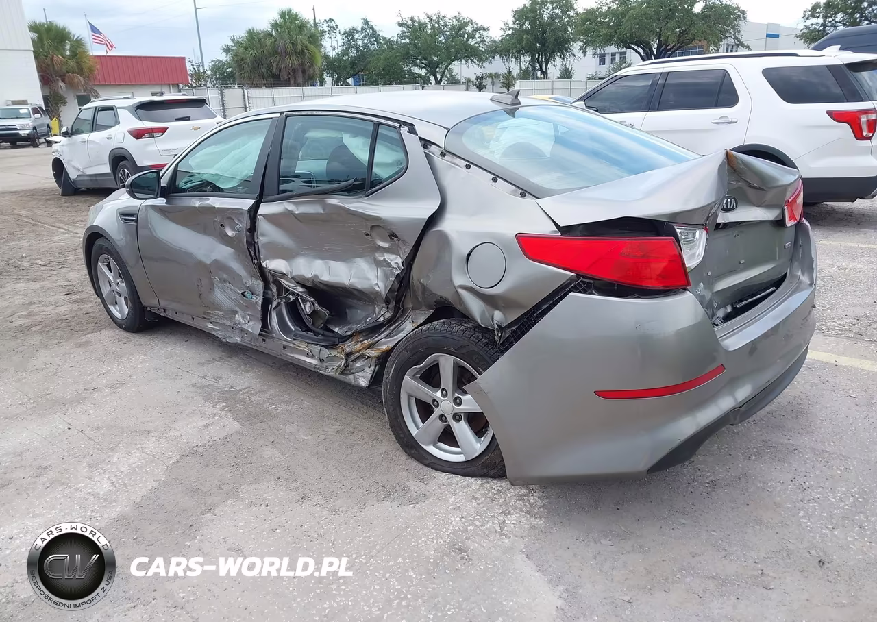 2015 Kia Optima Lx VIN:5XXGM4A75FG377131 - 3