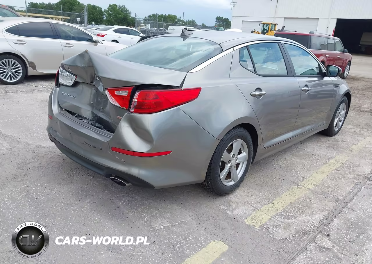 2015 Kia Optima Lx VIN:5XXGM4A75FG377131 - 4