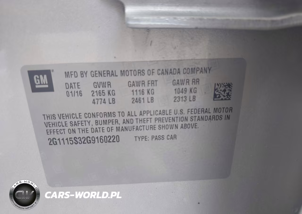 2016 Chevrolet Impala 2Lt VIN:2G1115S32G9160220 - 9