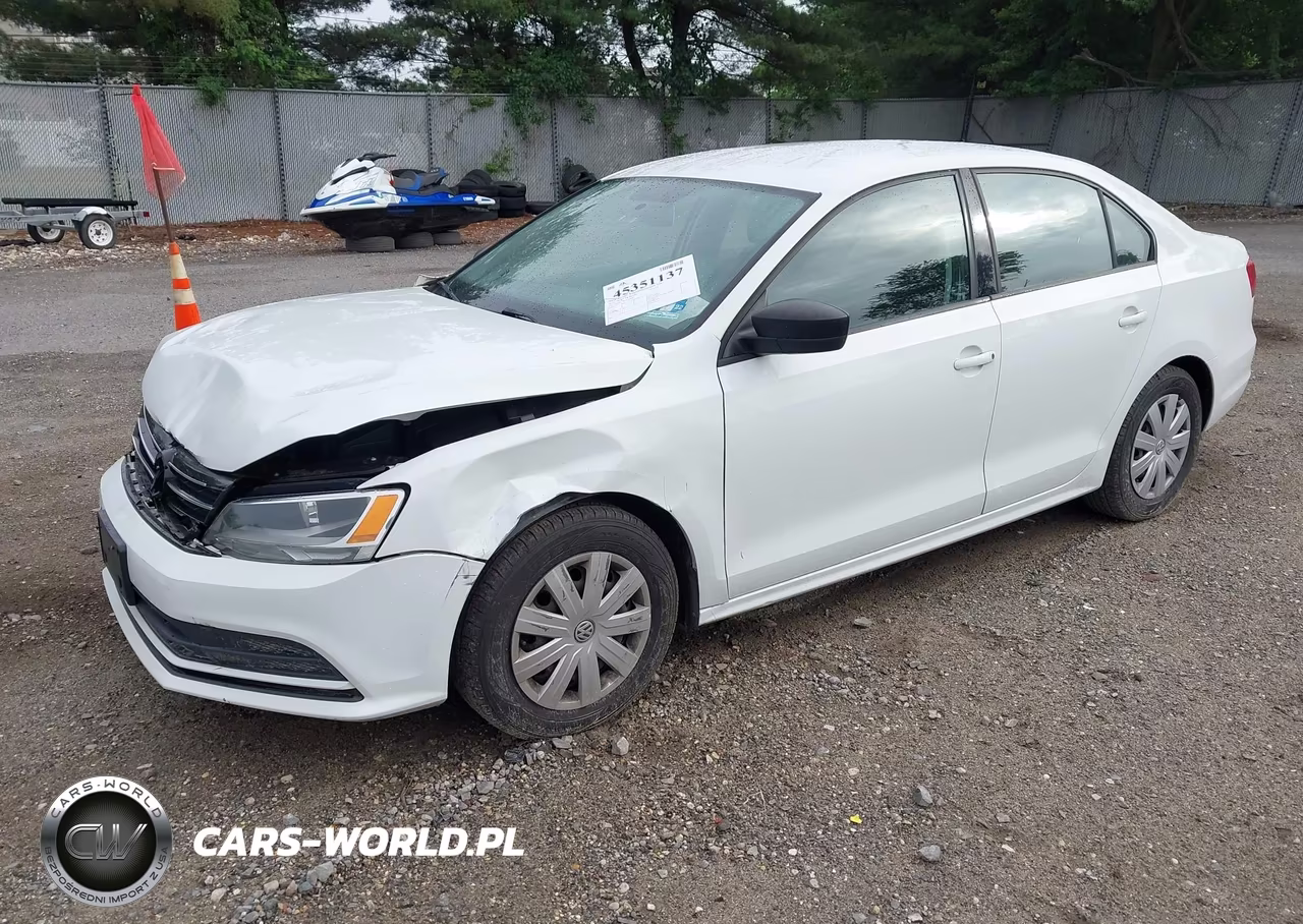 2015 Volkswagen Jetta 2.0L S VIN:3VW2K7AJ6FM304858 - 2